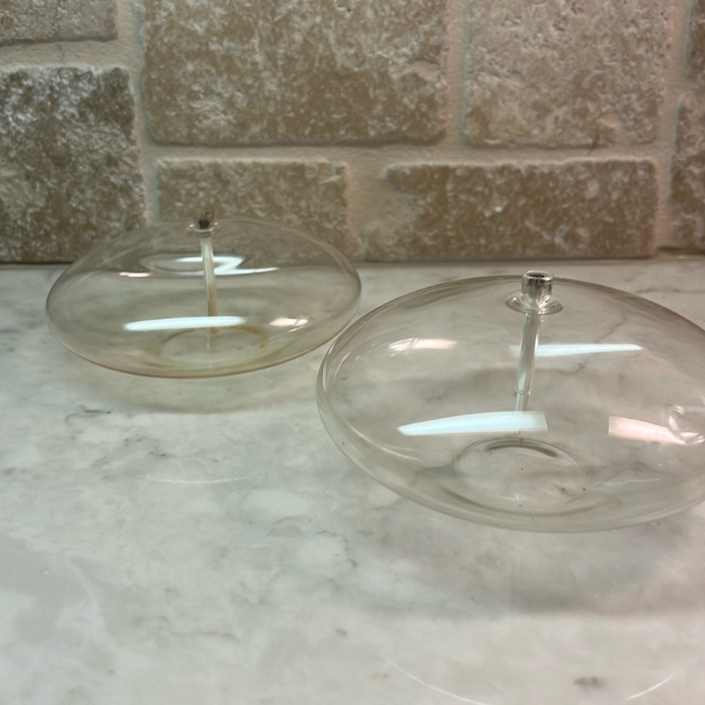Elegant Glass Candle Holders
